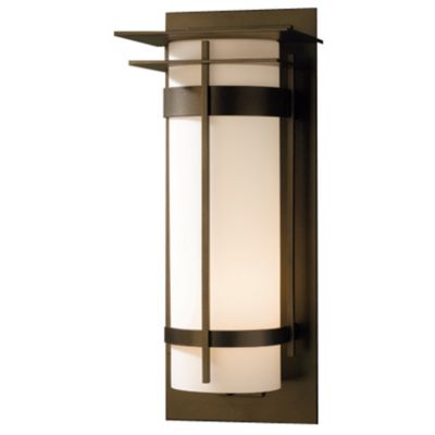 Banded Aluminum Outdoor Wall Sconce Grande No. 305995 by Hubbardton Forge - Starlight Lighting USA and Canada